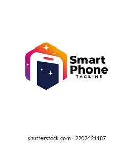 Phone store logo icon concept vector isolated