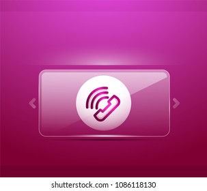 botón Centro de llamadas de asistencia telefónica, diseño de iconos web