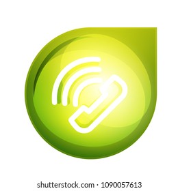 botón Centro de llamadas de asistencia telefónica, diseño de iconos web