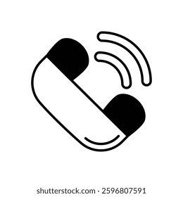 Phone Support icon vector stock illustration