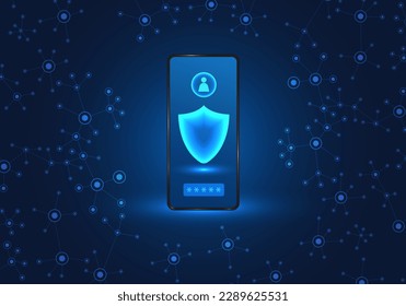 El teléfono está rodeado de virus. tecnología de protección de smartphones Impedir que los datos personales se filtren o eviten ataques de corrupción de datos es una tecnología ampliamente usada.