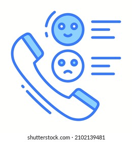 Phone Survey Icon, Survey And Feedback, Modern Vector Illustration 