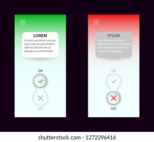 Telefonschalter-Symbol. Aus-Aus-Umschalten für Design-Anwendungen.