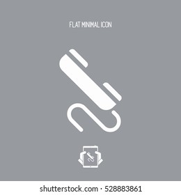 Phone symbol flat icon