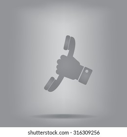 Phone symbol ,Illustration eps 10