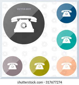 Phone symbol ,Illustration eps 10