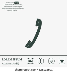 Phone symbol ,Illustration eps 10