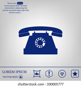 Phone symbol ,Illustration eps 10