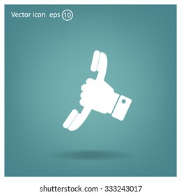Phone symbol ,Illustration eps 10