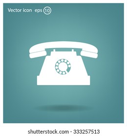 Phone symbol ,Illustration eps 10