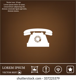 Phone symbol ,Illustration eps 10