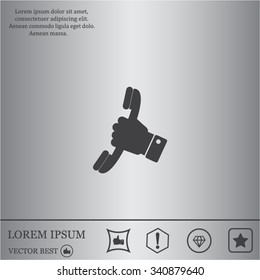 Phone symbol ,Illustration eps 10