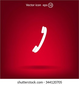 Phone symbol, Illustration eps 10