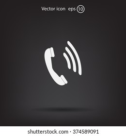Phone symbol ,Illustration eps 10
