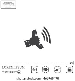 Phone symbol ,Illustration eps 10
