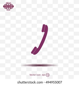 Phone symbol ,Illustration eps 10