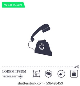 Phone symbol ,Illustration eps 10