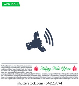 Phone symbol ,Illustration eps 10