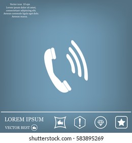 Phone symbol ,Illustration eps 10