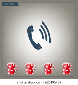 Phone symbol ,Illustration eps 10