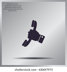 Phone symbol ,Illustration eps 10