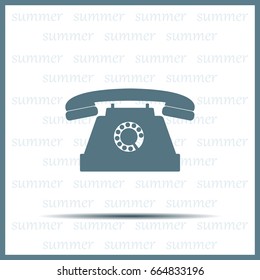 Phone symbol, Illustration eps 10