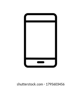 phone symbol line icon, Vector Illustration