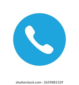 Telefonsymbol-Empfänger Symbol innerhalb der Kreisvorlage