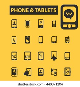 Symbole für Telefontabletten