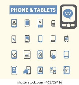 phone tablets icons