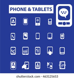 phone tablets icons