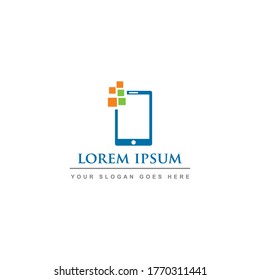 phone tech logo , phone service logo
