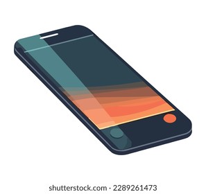 icono de comunicación y conexión de tecnología de teléfono