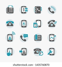 Phone and technology Icon set