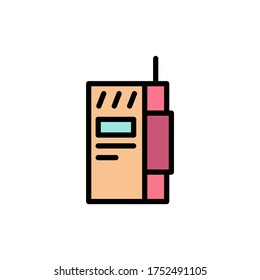 Phone, technology icon. Simple color with outline vector elements of communication icons for ui and ux, website or mobile application