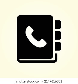 Phone, telephone, call, book, digital, icon vector illustration.