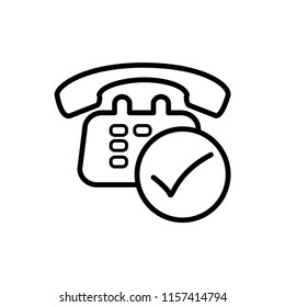 phone, telephone icon vector template