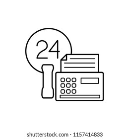 phone, telephone icon vector template