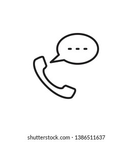phone, telephone icon vector template