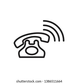 phone, telephone icon vector template