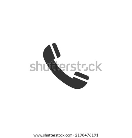 Phone, telephone, premium quality flat icon. Vector logo concept for web graphics, EPS 10