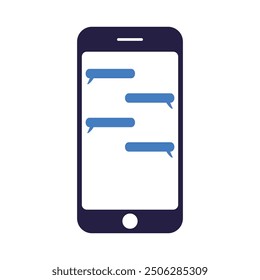 phone text message vector illustration