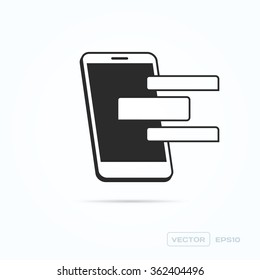 Phone Texting Icon