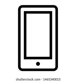 phone thin line vector icon