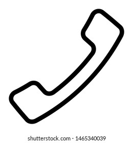 phone thin line vector icon
