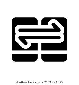 Telefonübermittlungssymbol. Vektorsymbol für Ihre Website, Ihr Handy, Ihre Präsentation und Ihr Logo-Design.