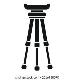 Phone Tripod Icon Simple Vector. Mobile Camera Stand. Video Or Photo Tripod