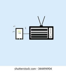Phone with TV