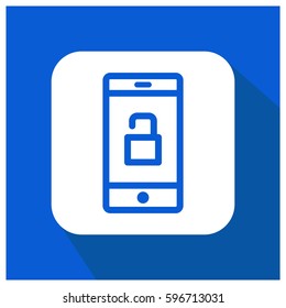 Phone unlock vector icon