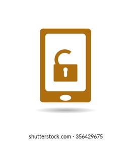 phone is unlocked icon